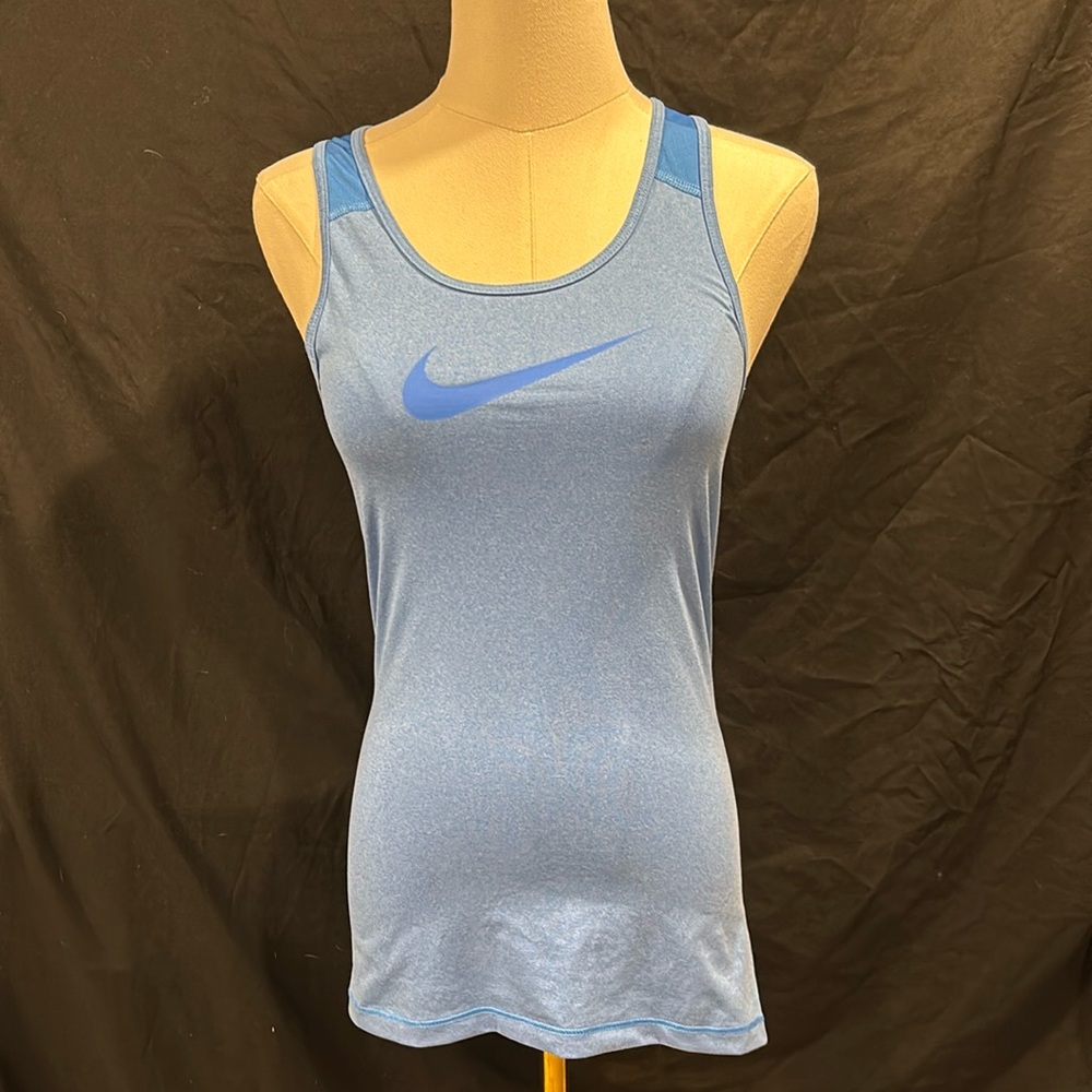 Nike dry fit blue athletic tank size S